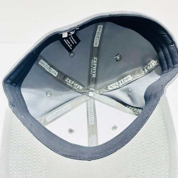 Zephyr Florida State‎ Seminoles Noles Hat Cap Stretch Flex Large Gray NCAA - Picture 5 of 5